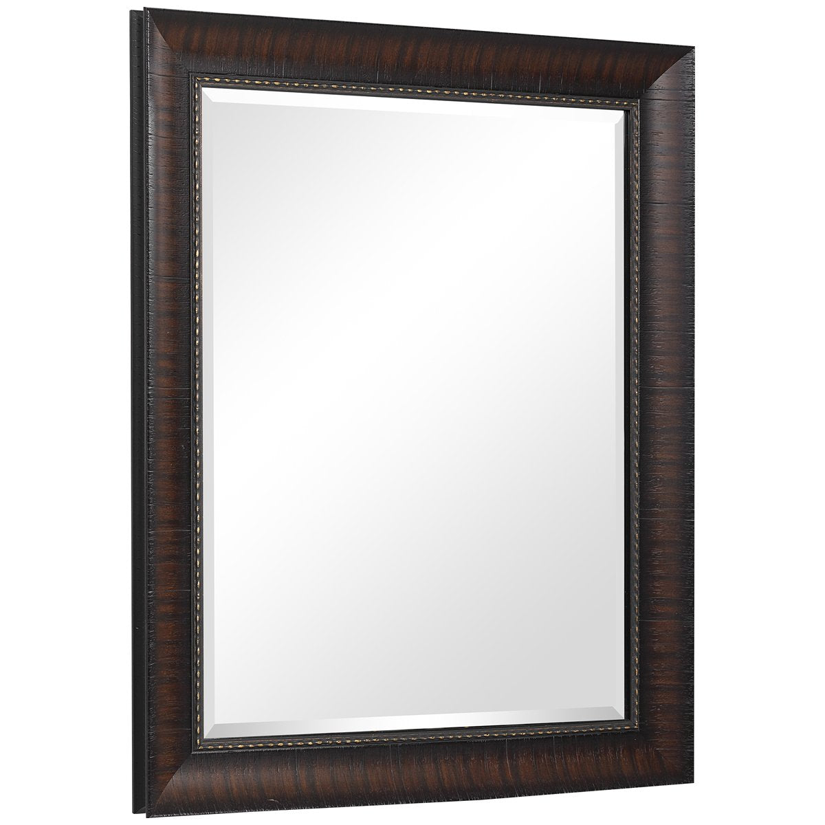 Uttermost Wythe Burnished Wood Mirror