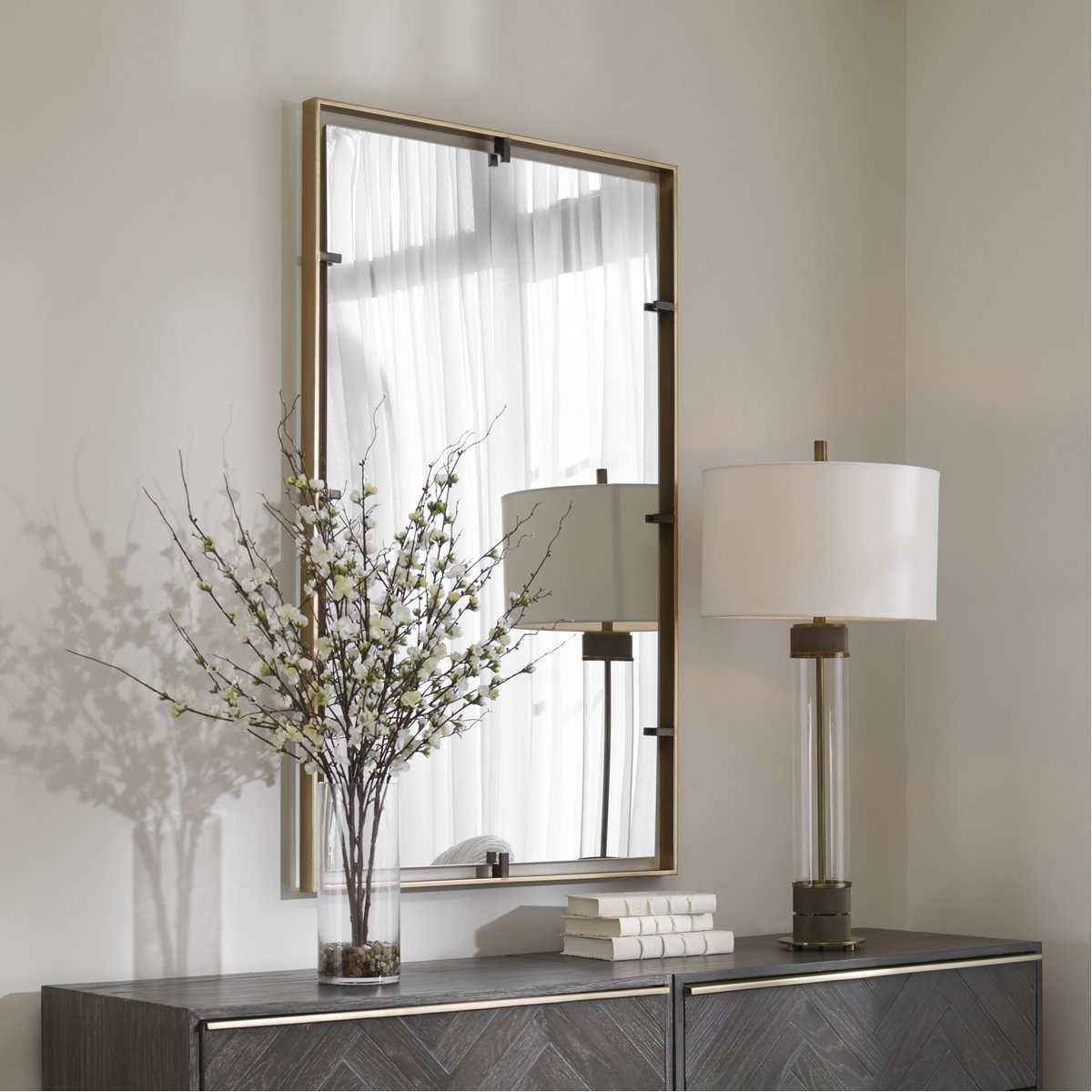 Uttermost Egon Gold Wall Mirror