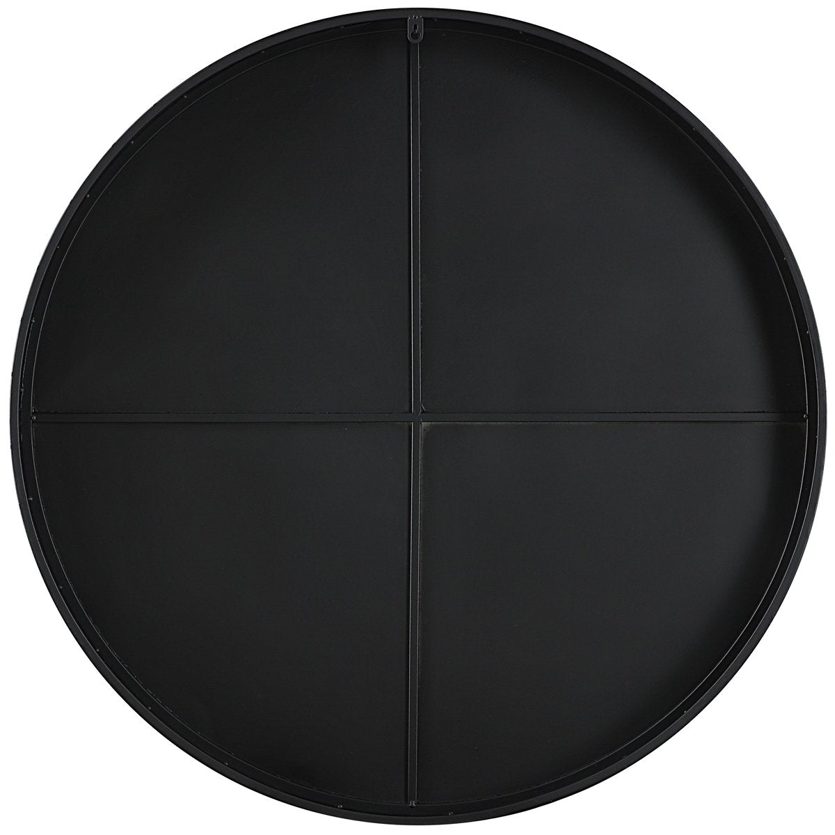 Uttermost Cerelia Black Round Mirror