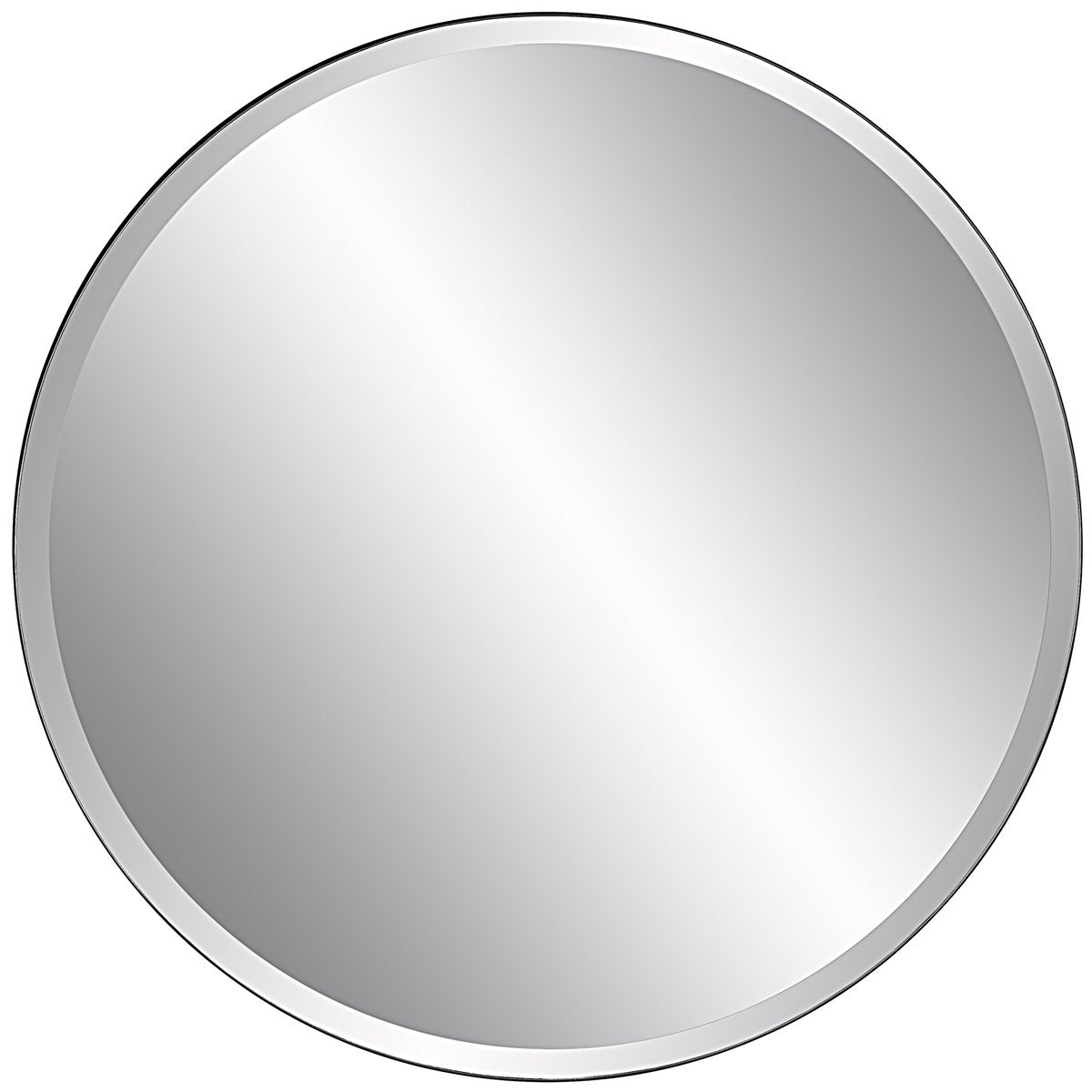 Uttermost Cerelia Black Round Mirror