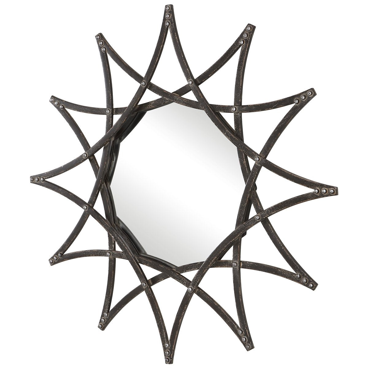 Uttermost Solaris Iron Star Mirror