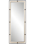 Uttermost Carrizo Tall Bronze and Gold Mirror