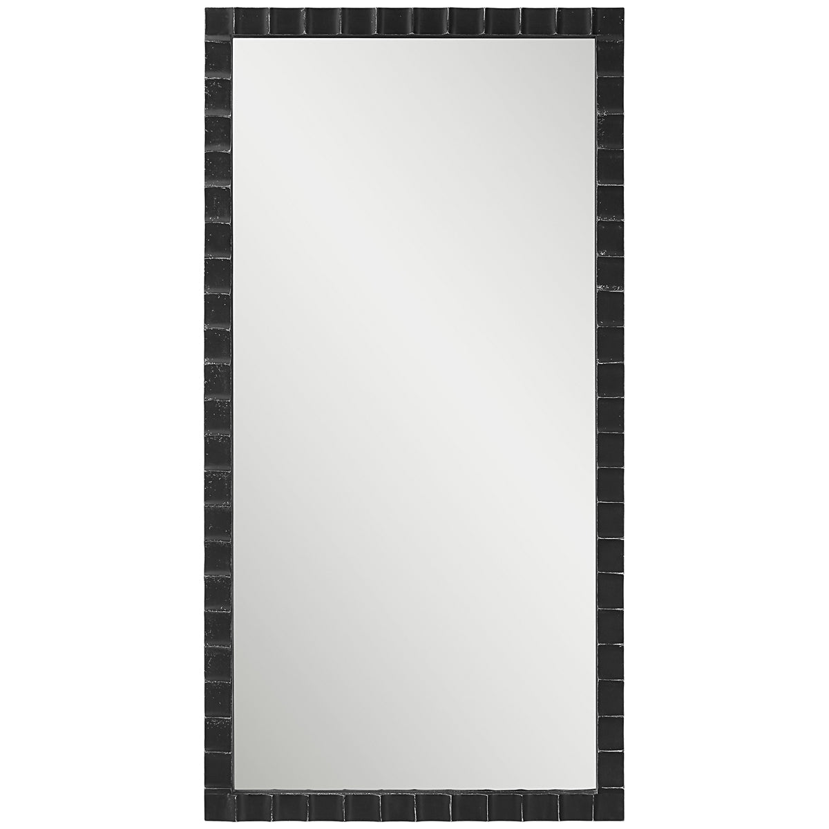 Uttermost Dandridge Black Industrial Mirror