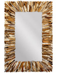 Uttermost Teak Branch Rectangular Mirror