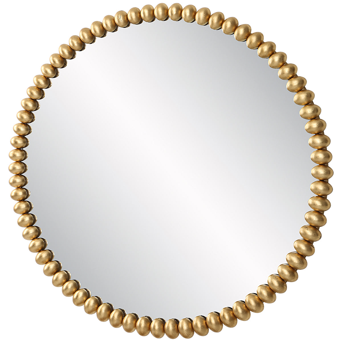 Uttermost Byzantine Round Gold Mirror