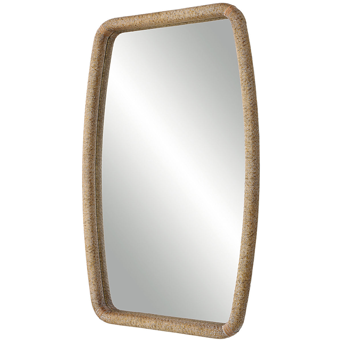 Uttermost Tiki Rattan Mirror