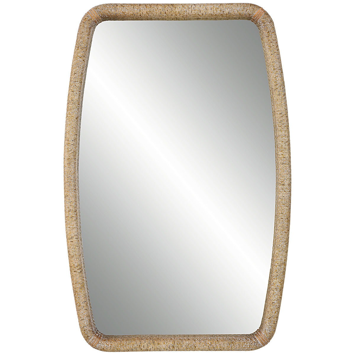 Uttermost Tiki Rattan Mirror