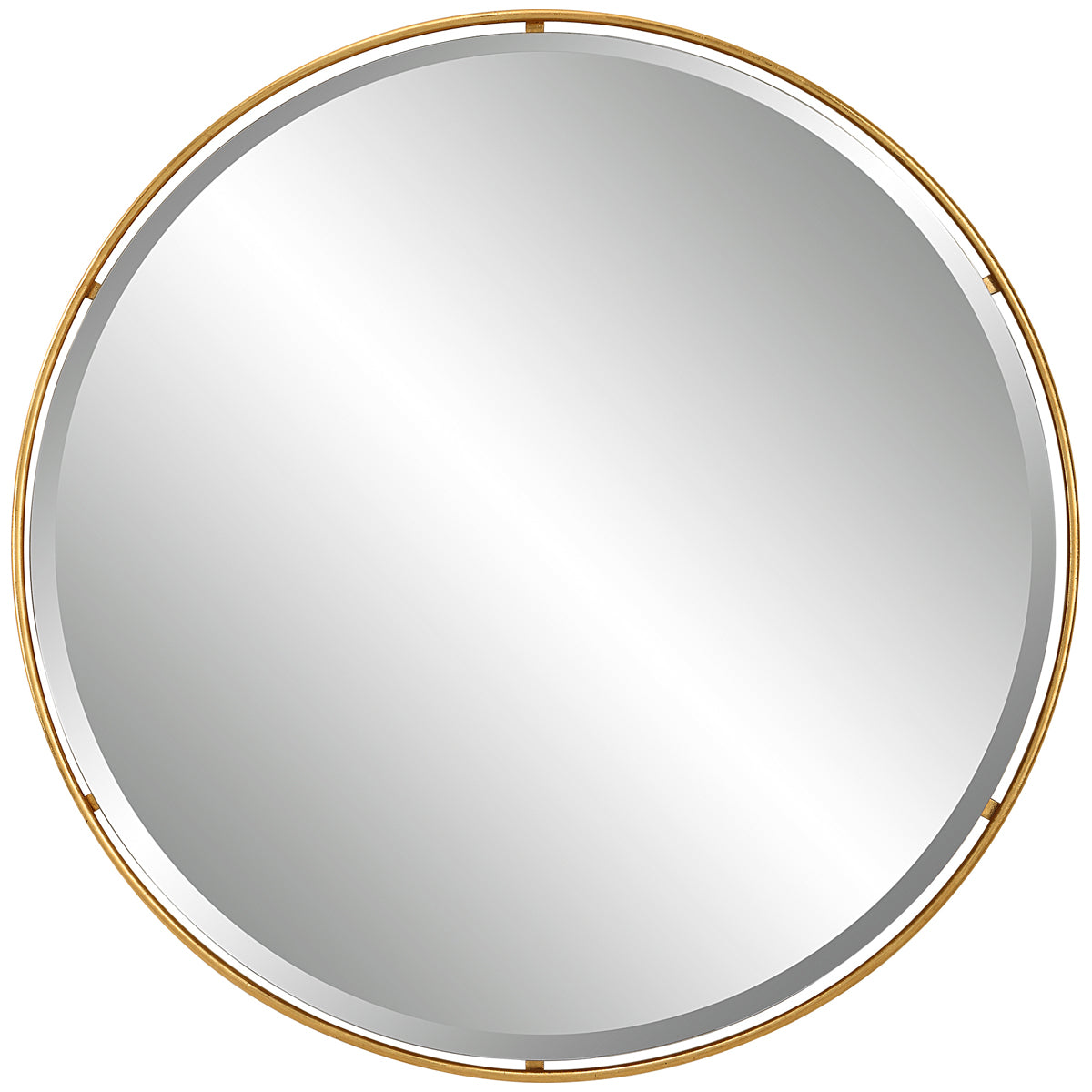 Uttermost Canillo Gold Round Mirror