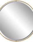 Uttermost Canillo Gold Round Mirror