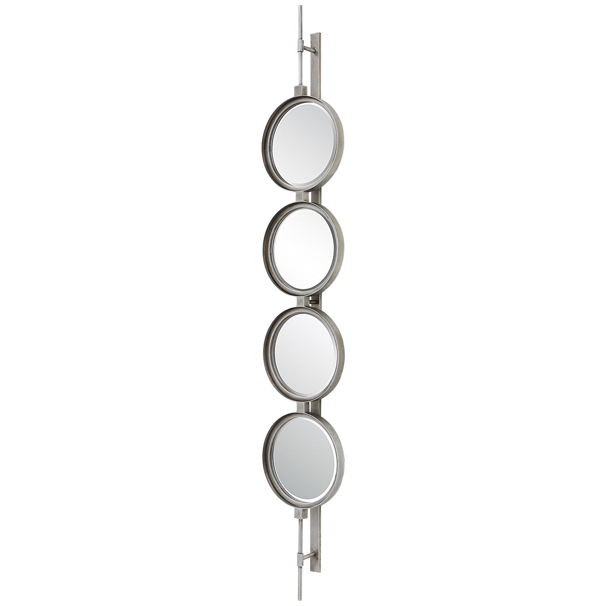 Uttermost Button Silver Mirror