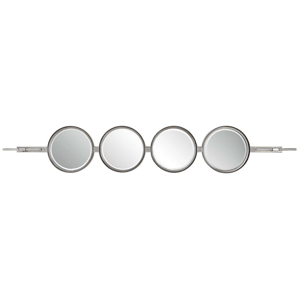 Uttermost Button Silver Mirror