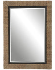 Uttermost Island Braided Straw Mirror