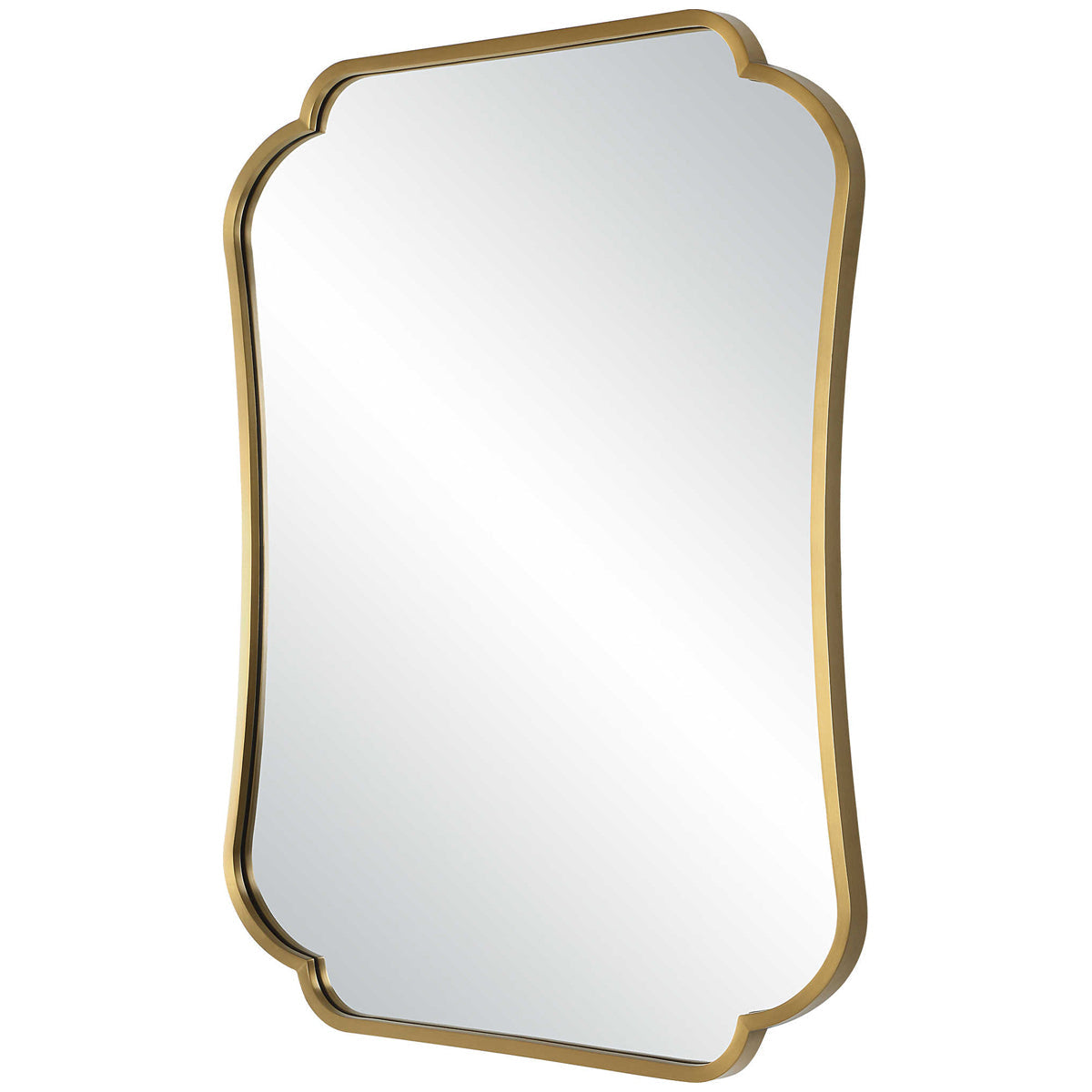 Uttermost Athena Brushed Brass Mirror