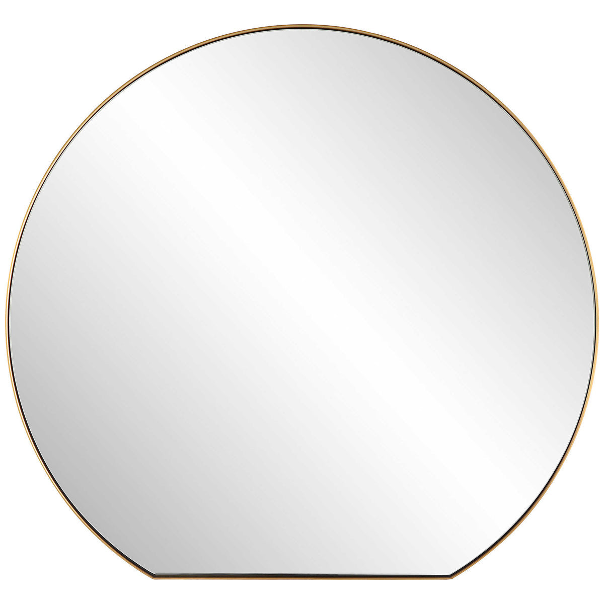 Uttermost Cabell Small Brass Mirror