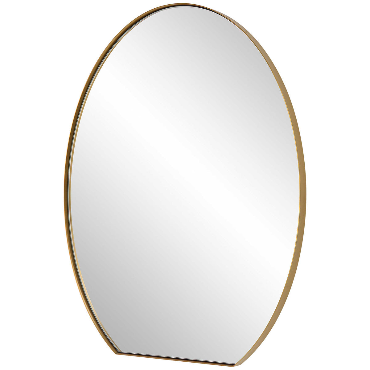 Uttermost Cabell Brass Oval Mirror