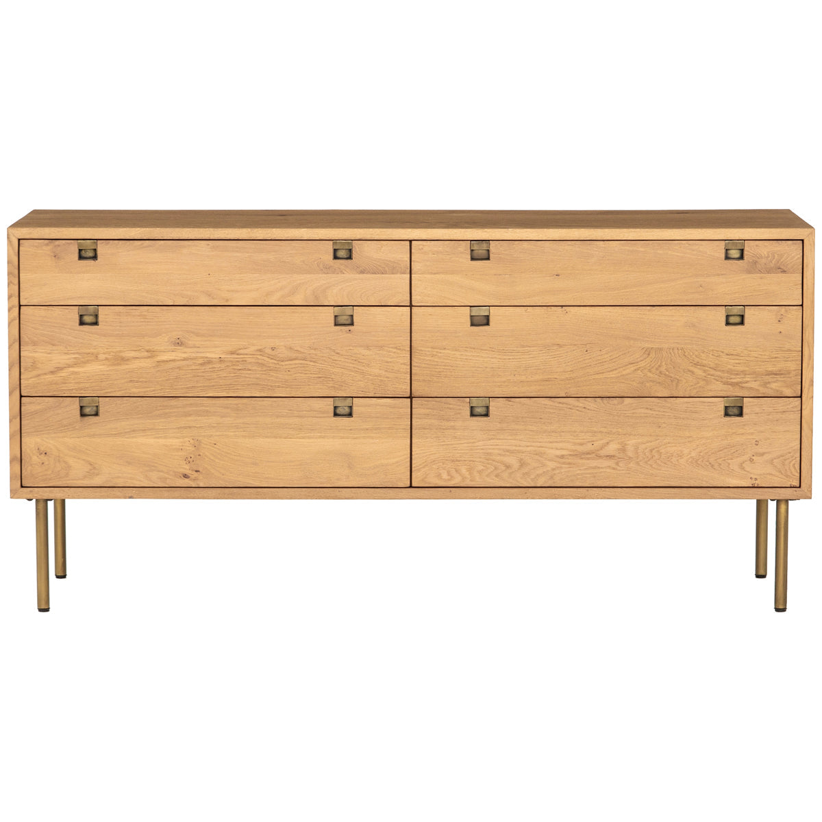 Four Hands Bennett Carlisle 6-Drawer Dresser - Natural Oak