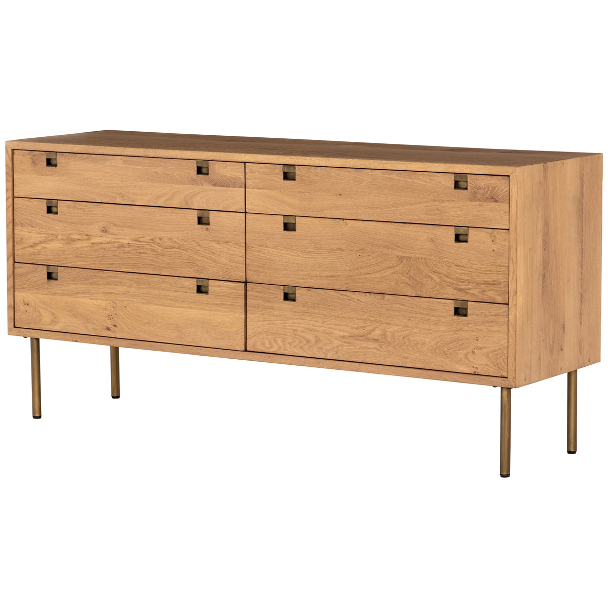 Four Hands Bennett Carlisle 6-Drawer Dresser - Natural Oak