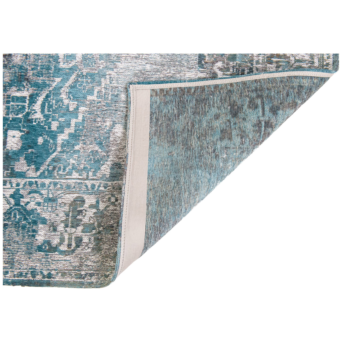 Louis de Poortere Antiquarian Heriz 9129 Blue Rug