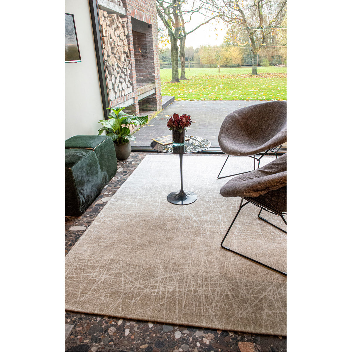 Louis de Poortere Mad Men Fahrenheit 9123 Blast Beige Rug