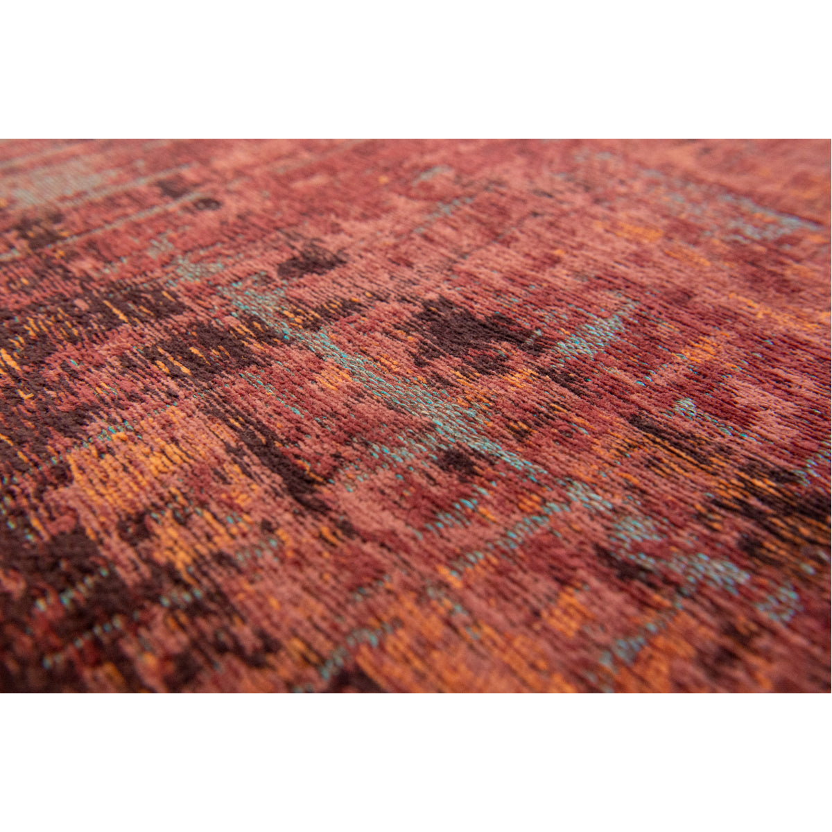 Louis de Poortere Atlantic Streaks 9125 Nassau Red Rug