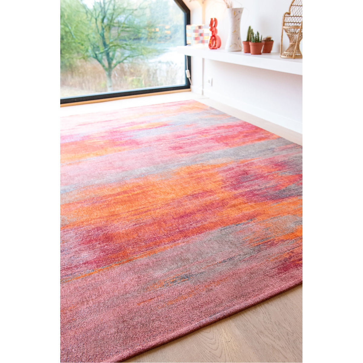 Louis de Poortere Atlantic Monetti 9116 Hibiscus Red Rug