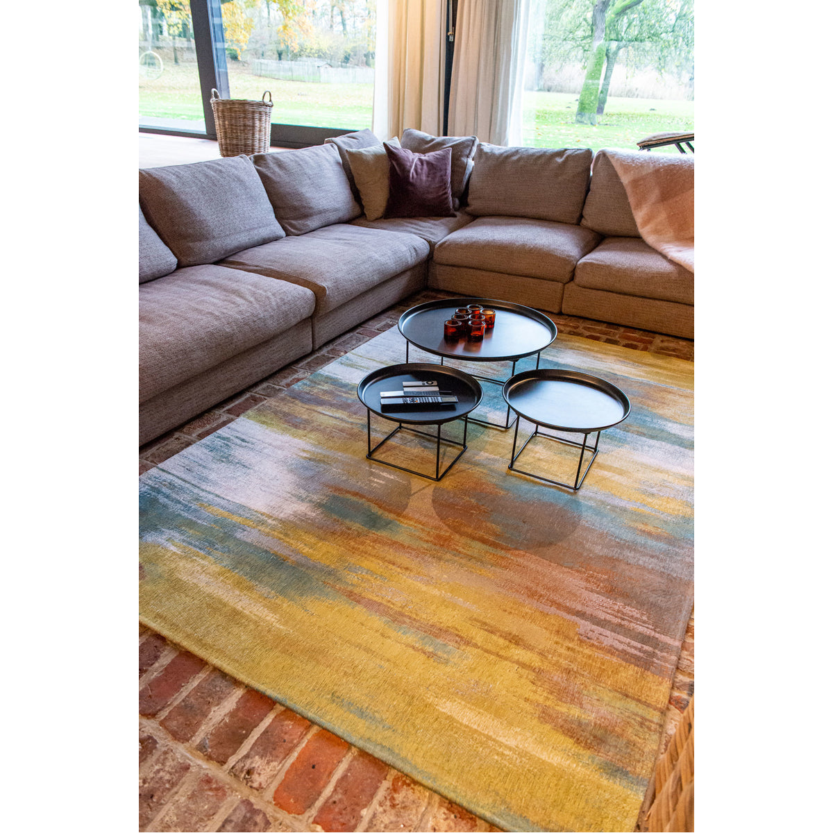 Louis de Poortere Atlantic Monetti 9118 Nenuphar Bronze Rug