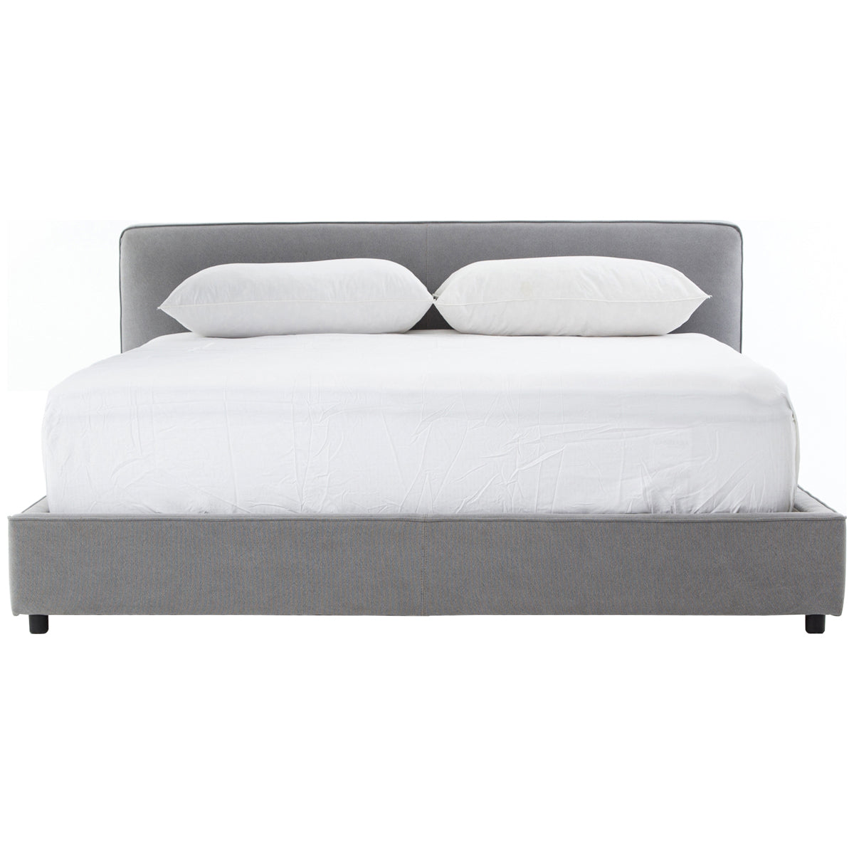 Four Hands Belfast Aidan Queen Bed - Heavy Pebble Pewter