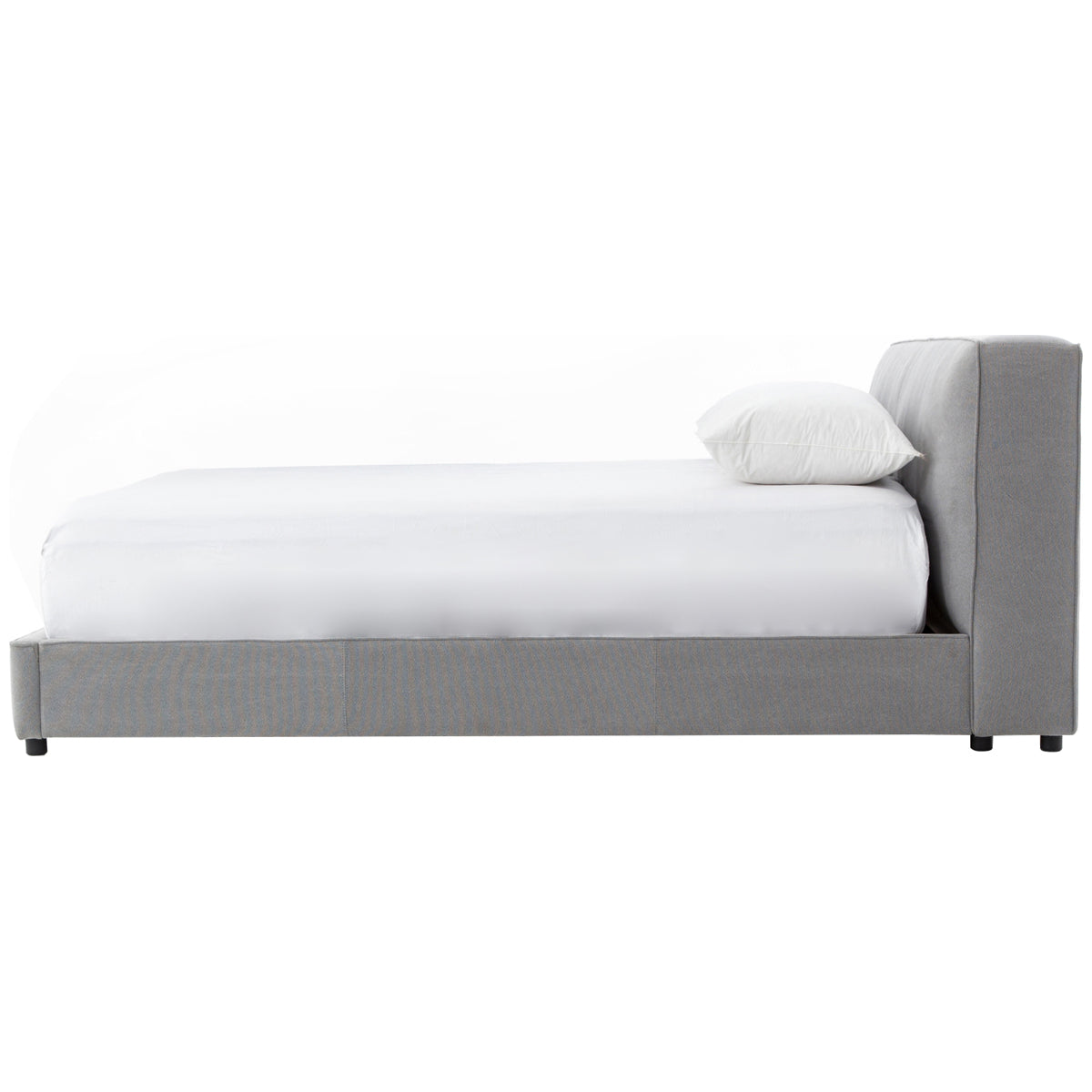 Four Hands Belfast Aidan Queen Bed - Heavy Pebble Pewter