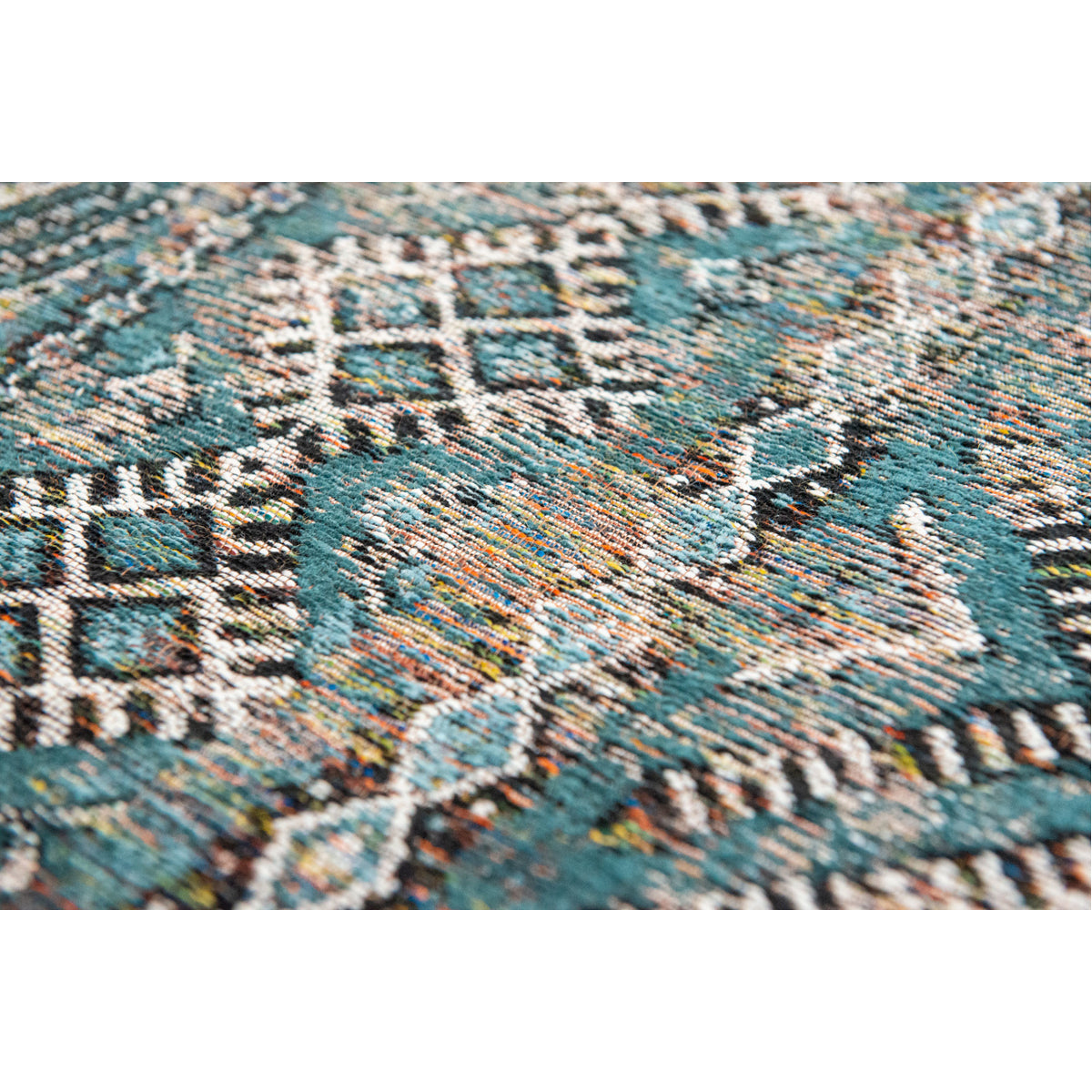 Louis de Poortere Antiquarian Kilim 9110 Zemmuri Blue Rug