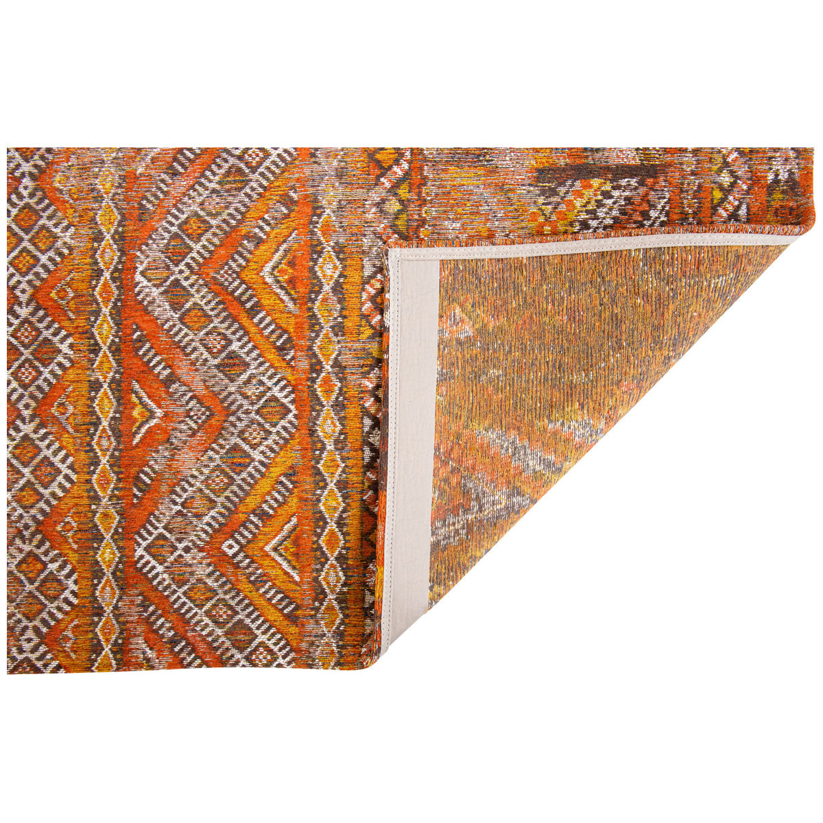 Louis de Poortere Antiquarian Kilim 9111 Riad Orange Rug