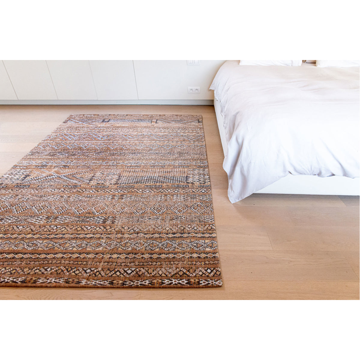 Louis de Poortere Antiquarian Kilim 9112 Agdal Brown Rug