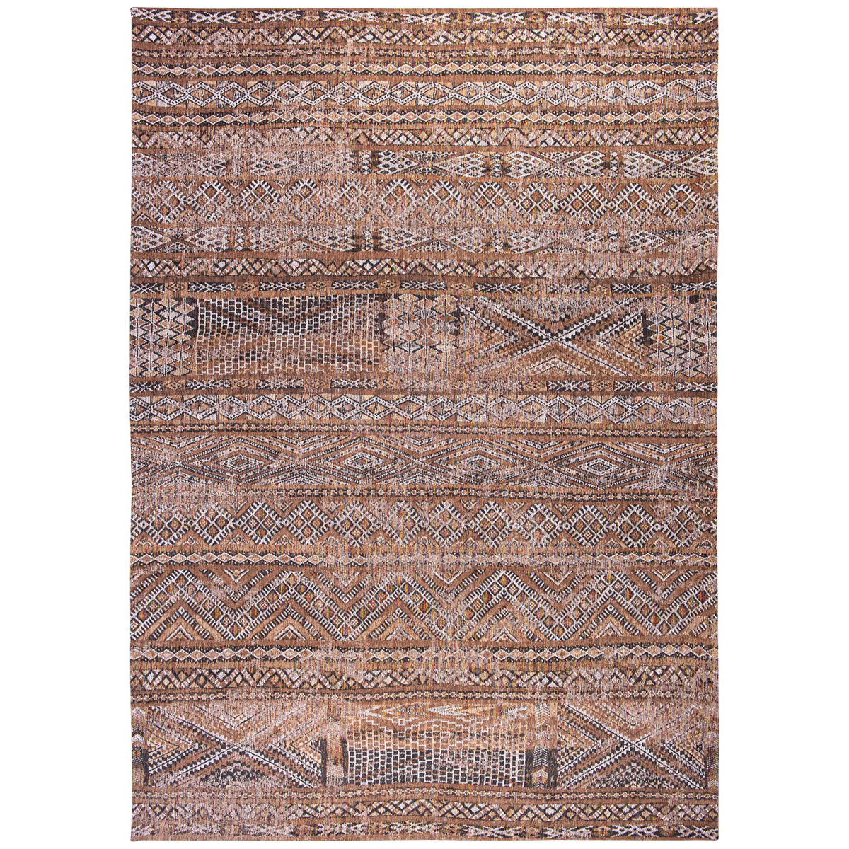 Louis de Poortere Antiquarian Kilim 9112 Agdal Brown Rug