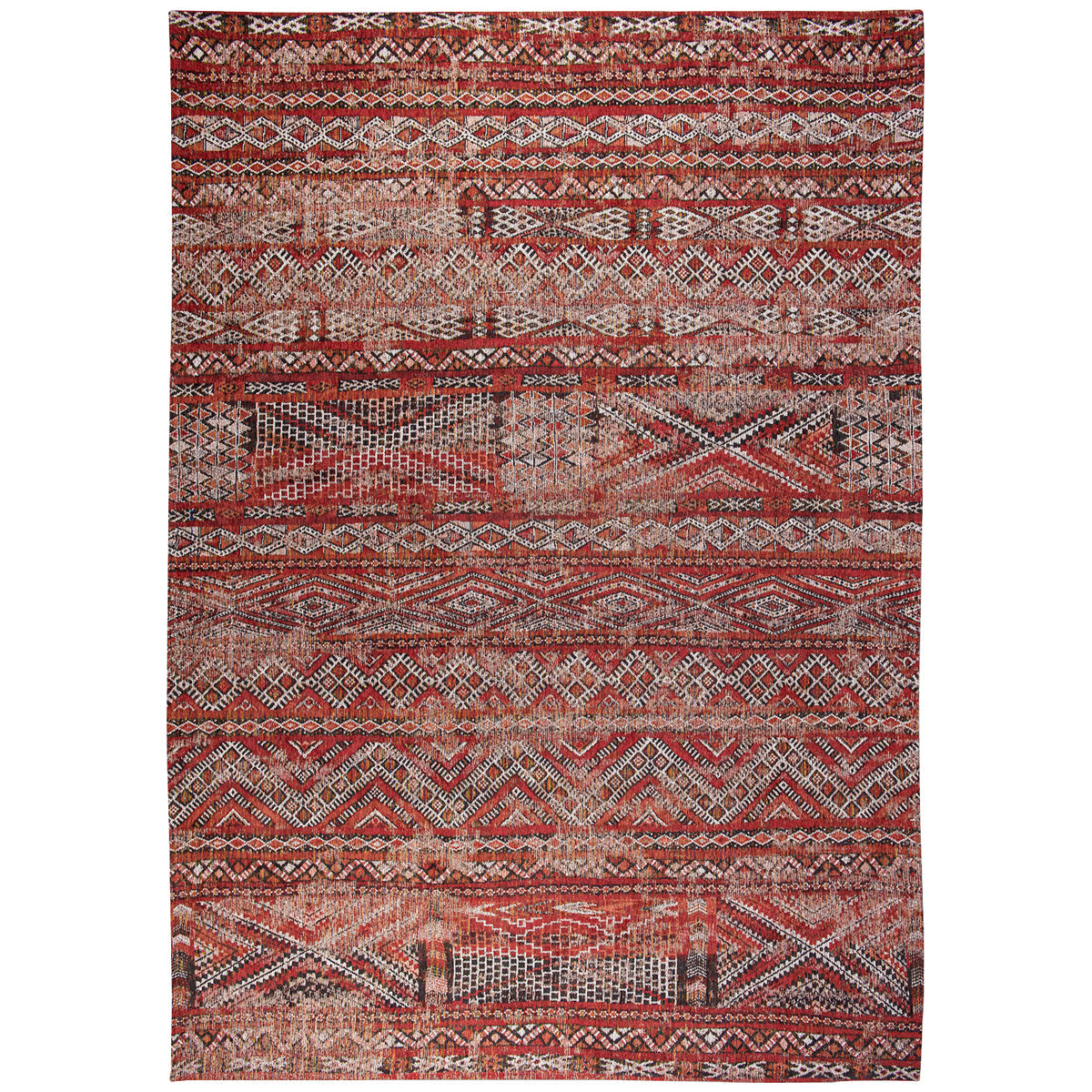 Louis de Poortere Antiquarian Kilim 9115 Fez Red Rug