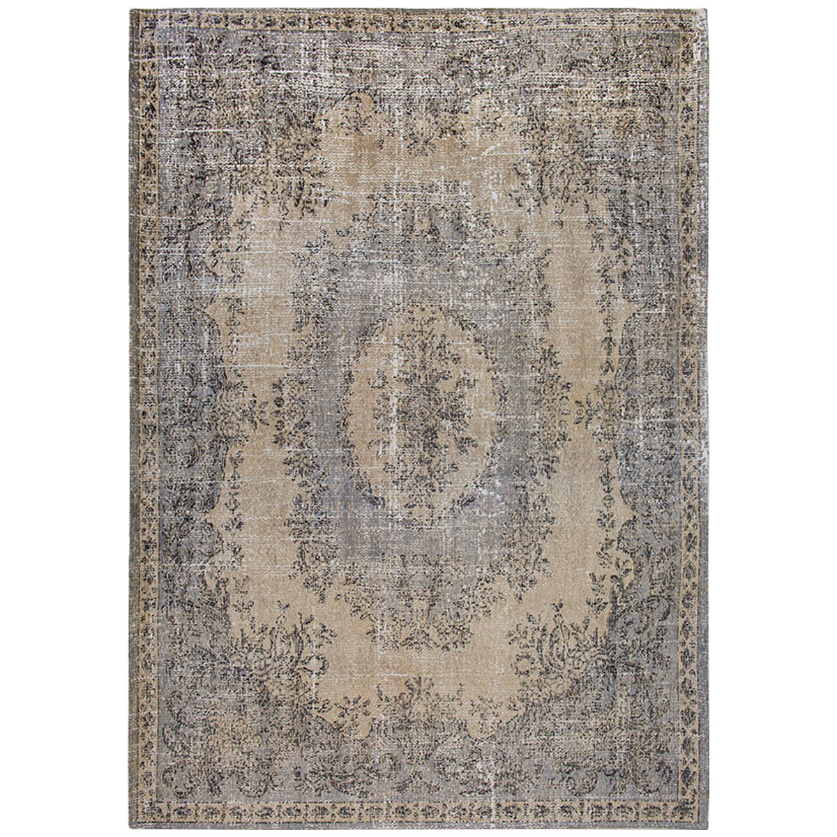 Louis de Poortere Palazzo Da Mosto 9138 Colonna Taupe Rug