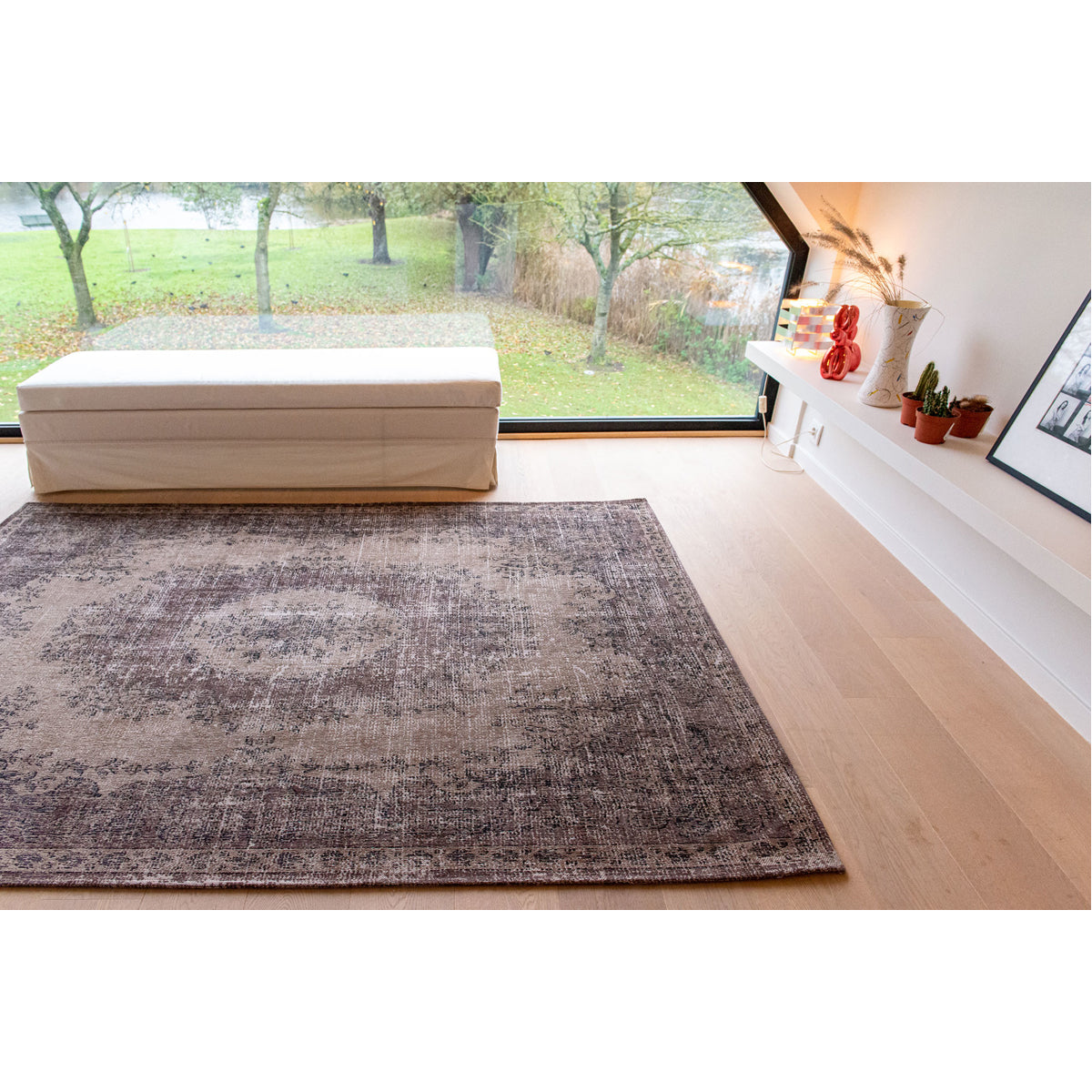 Louis de Poortere Palazzo Da Mosto 9139 Foscari Brown Rug