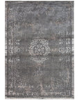 Louis de Poortere Fading World Medallion 9148 Stone Rug