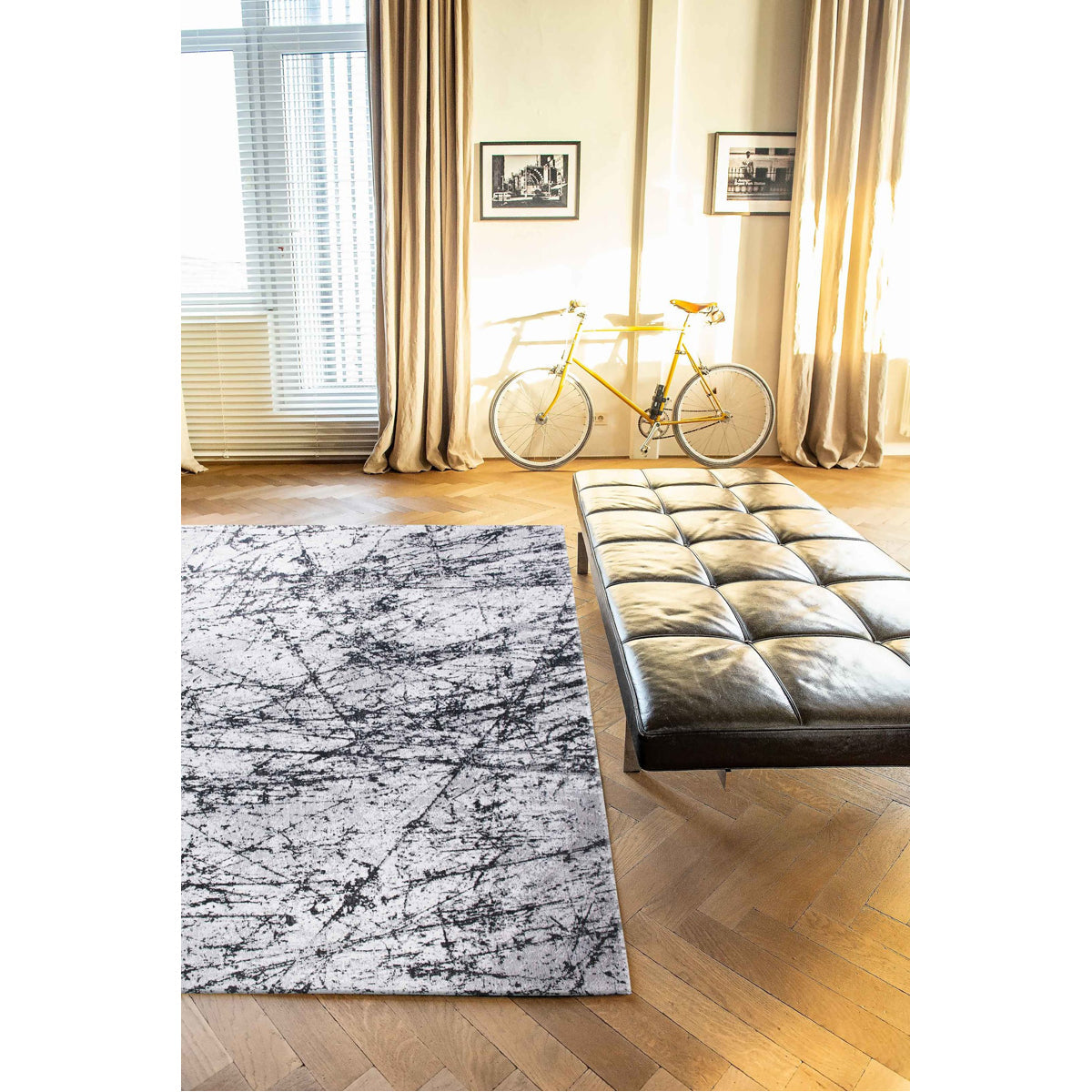 Louis de Poortere Mad Men Stellar 9215 Cosmic White Rug