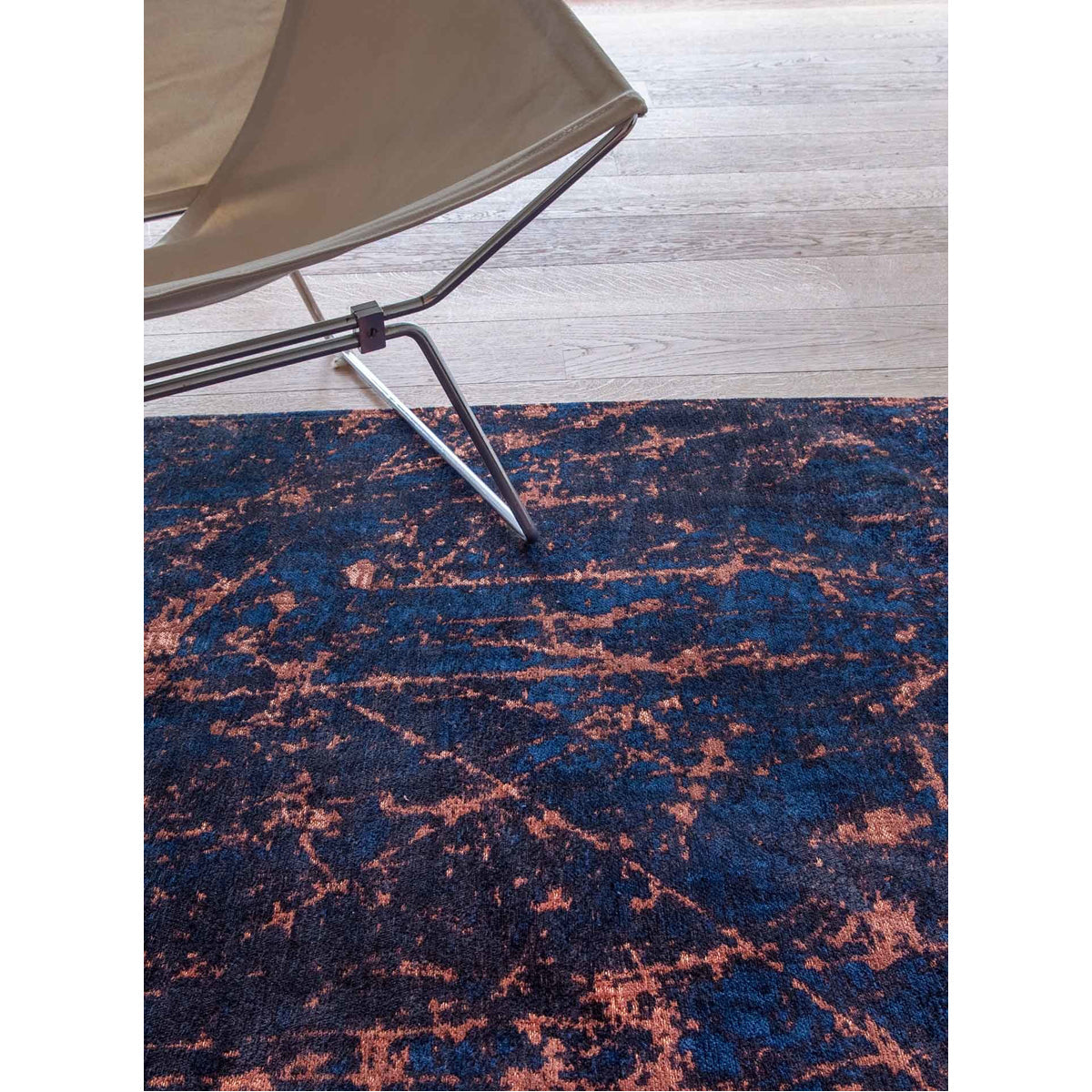 Louis de Poortere Mad Men Stellar 9217 Blue Star Rug