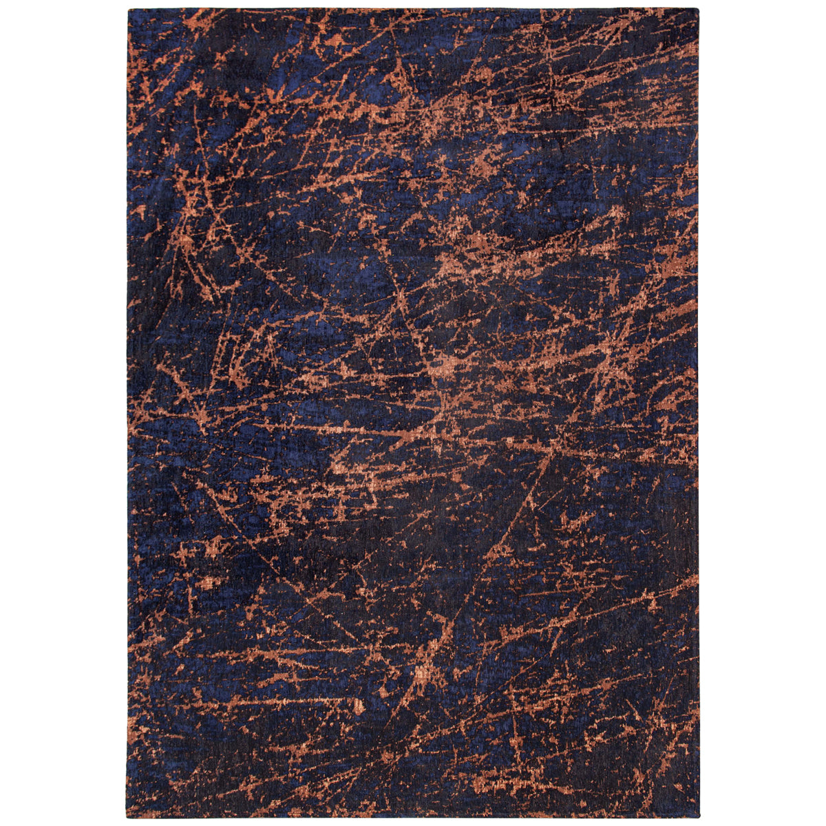 Louis de Poortere Mad Men Stellar 9217 Blue Star Rug