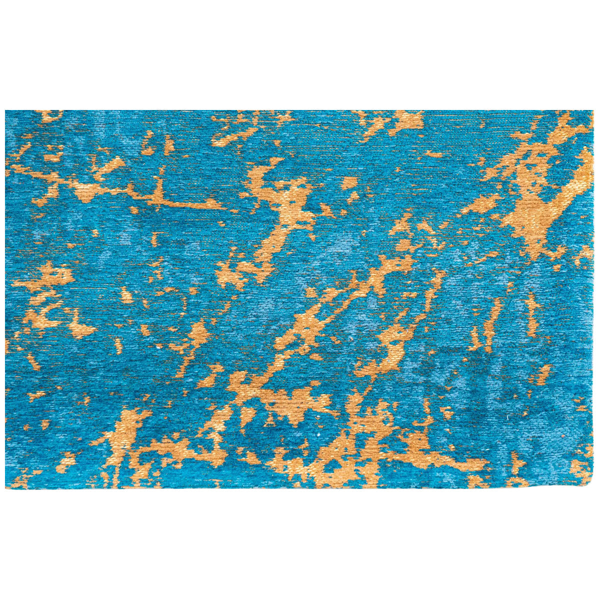 Louis de Poortere Mad Men Stellar 9218 Lightning Turquoise Rug