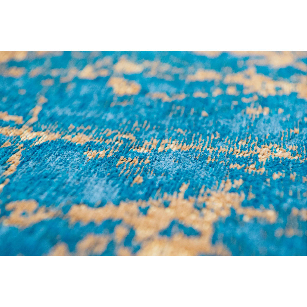 Louis de Poortere Mad Men Stellar 9218 Lightning Turquoise Rug