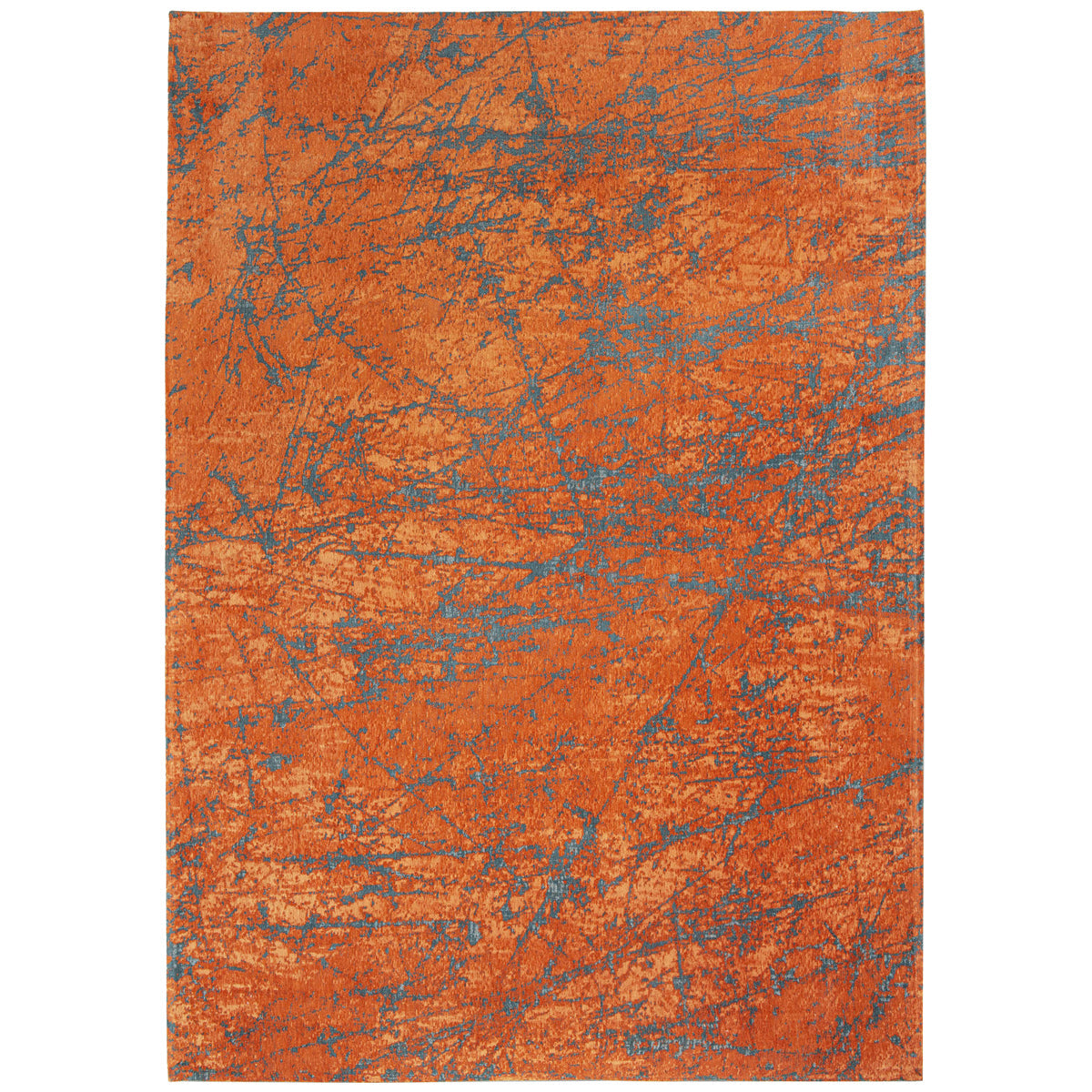 Louis de Poortere Mad Men Stellar 9219 Nebula Orange Rug