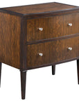 Woodbridge Furniture Bow Front Bedside Chest