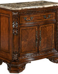 A.R.T. Furniture Old World Marble Top Nightstand