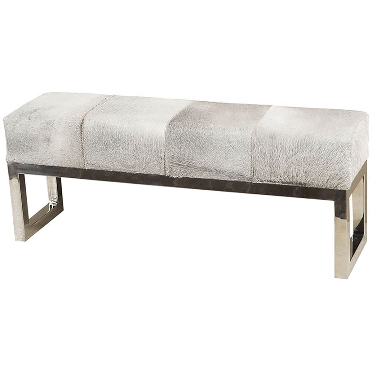 Interlude Home Moro Hide Bench