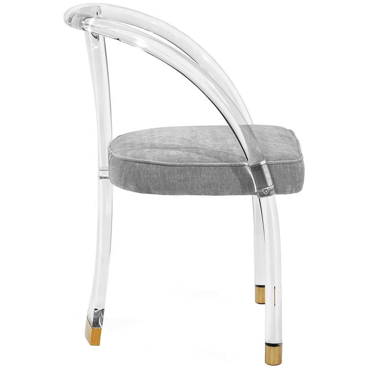 Interlude Home Willa Dining Chair - Ocean Grey