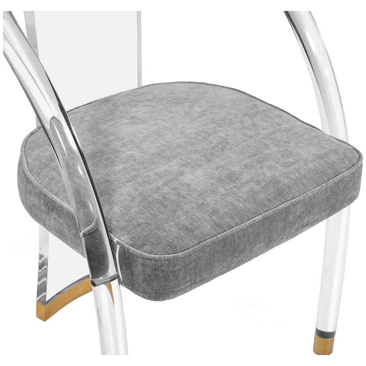 Interlude Home Willa Dining Chair - Ocean Grey