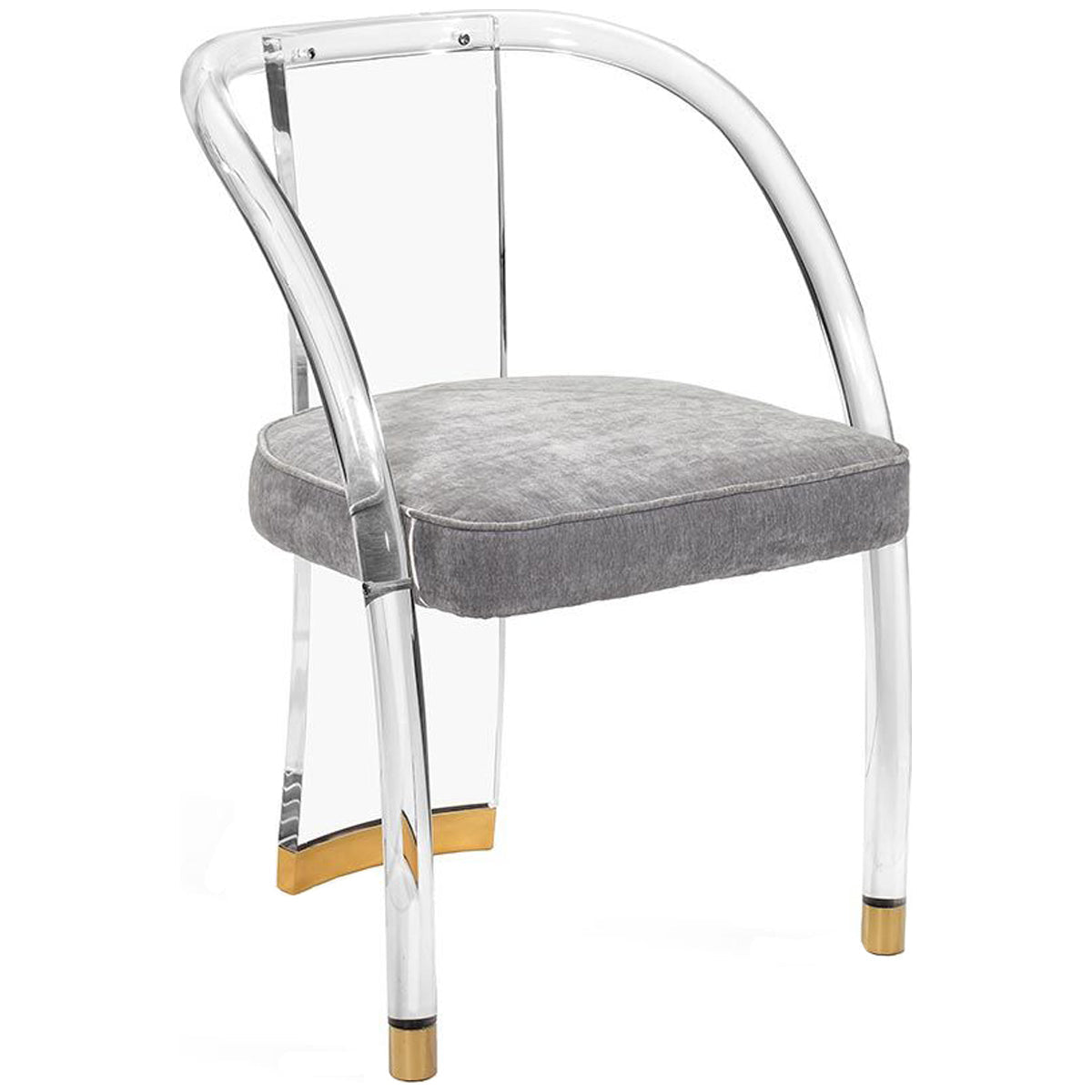 Interlude Home Willa Dining Chair - Ocean Grey