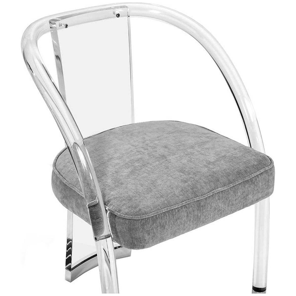 Interlude Home Willa Dining Chair - Ocean Grey