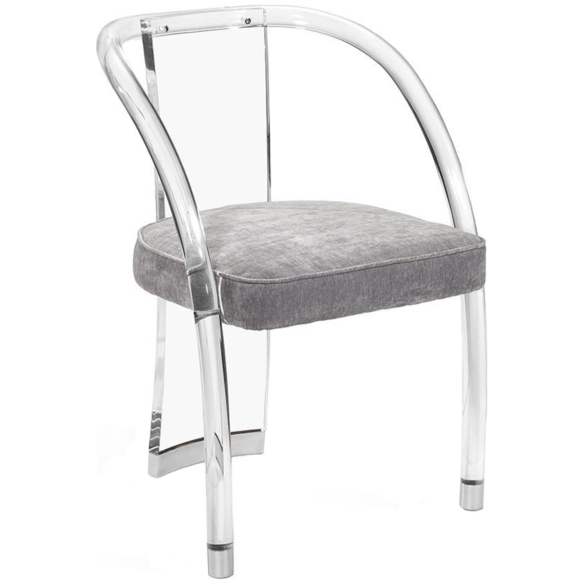 Interlude Home Willa Dining Chair - Ocean Grey